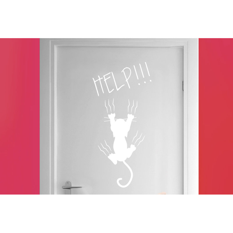 Animals Wall Decal, White