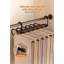 Porte-pantalons pliable en bois massif-1188183922