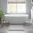 1 PCS 24X44" 100% Cotton Tufted 3000 GSM Reversible Bath Rug Grey-414140580