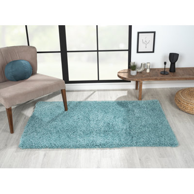 Shaggy Lush light blue Rug