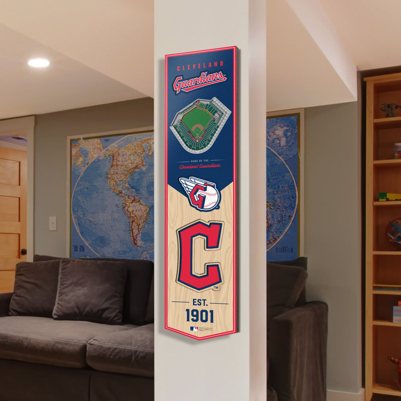 MLB 3D StadiumView 8x32 Banner, Boston Red Sox, 32" H x 8" W x 0.75" D