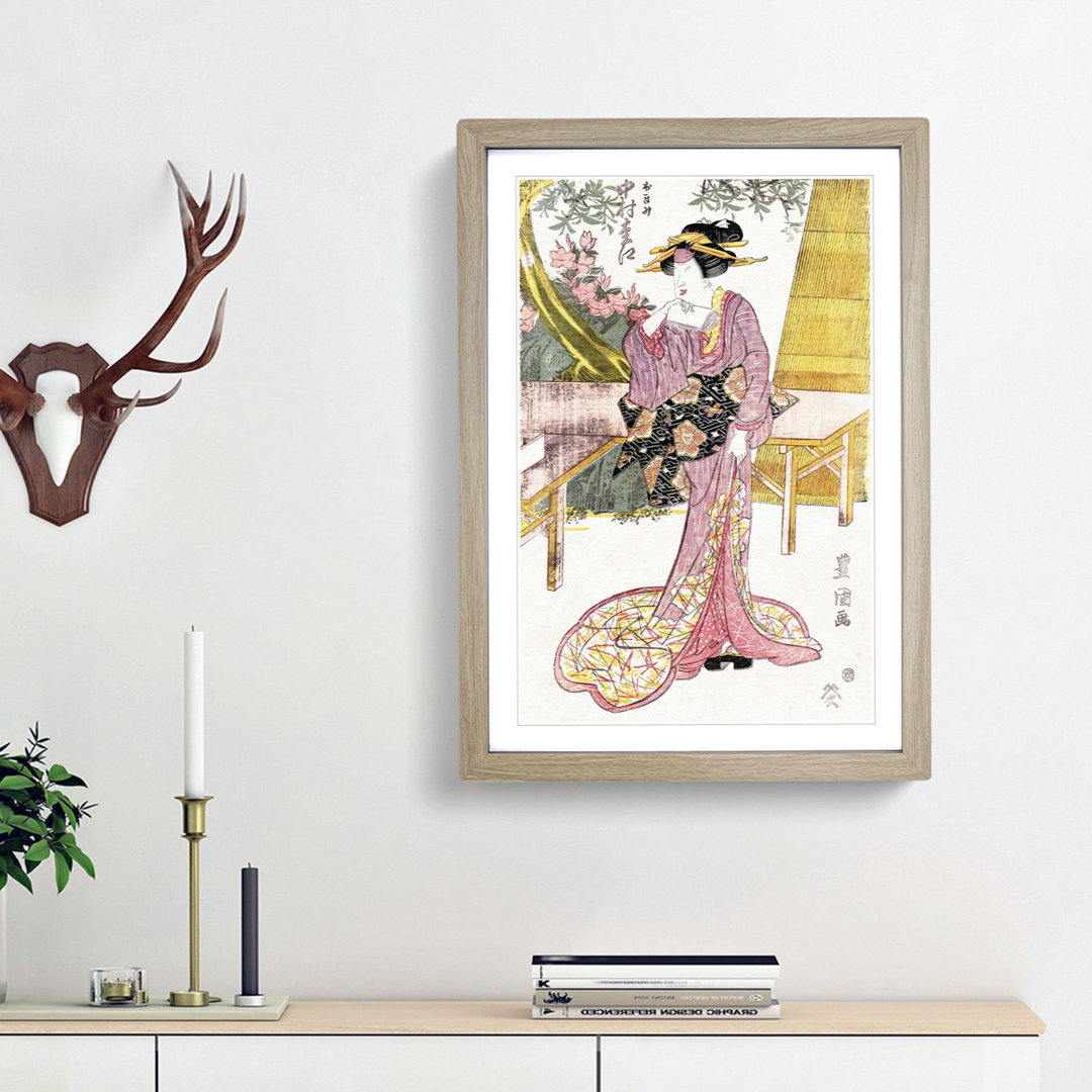 Beauty Otami by Utagawa Kunisada - Single Picture Frame Painting