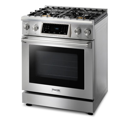 Thor Kitchen T Series 30" 4.55 Cubic Feet Natural Gas Free Standing Convection Range