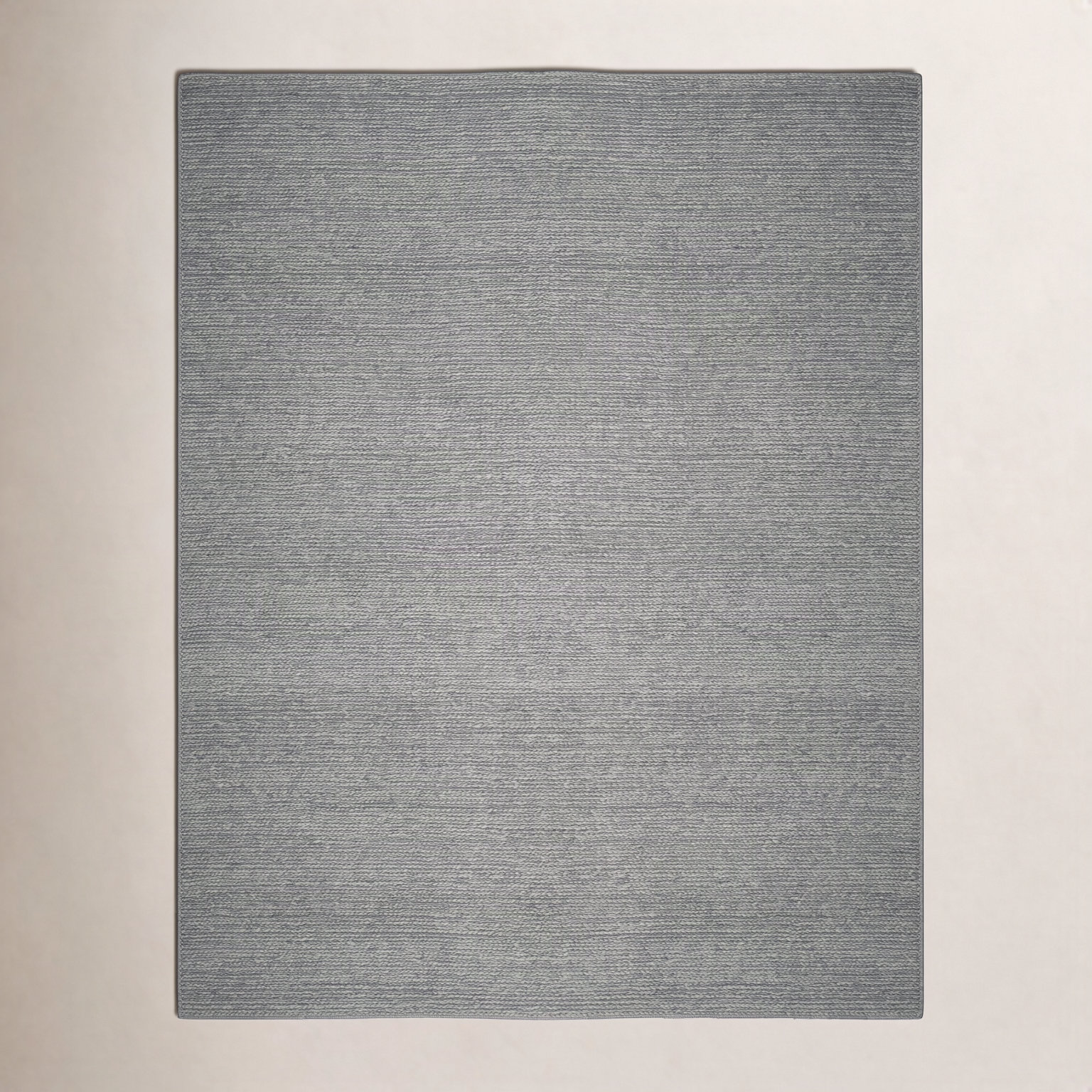 Ginseng Steel Hand-Woven Flatweave Rug, Rectangle 5' x 8'