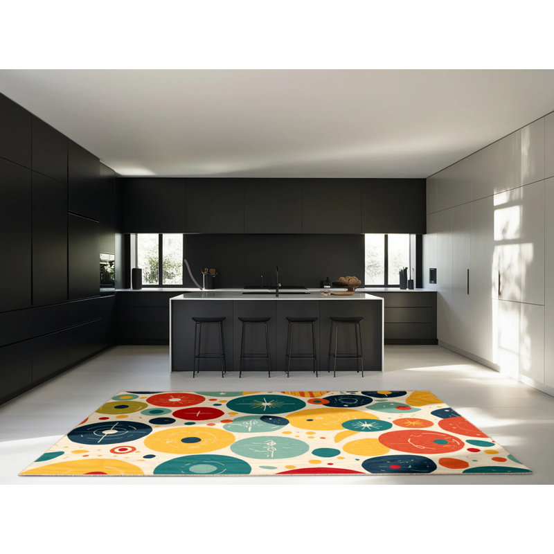Groovy Sway Rug, Rectangle 2' x 3'