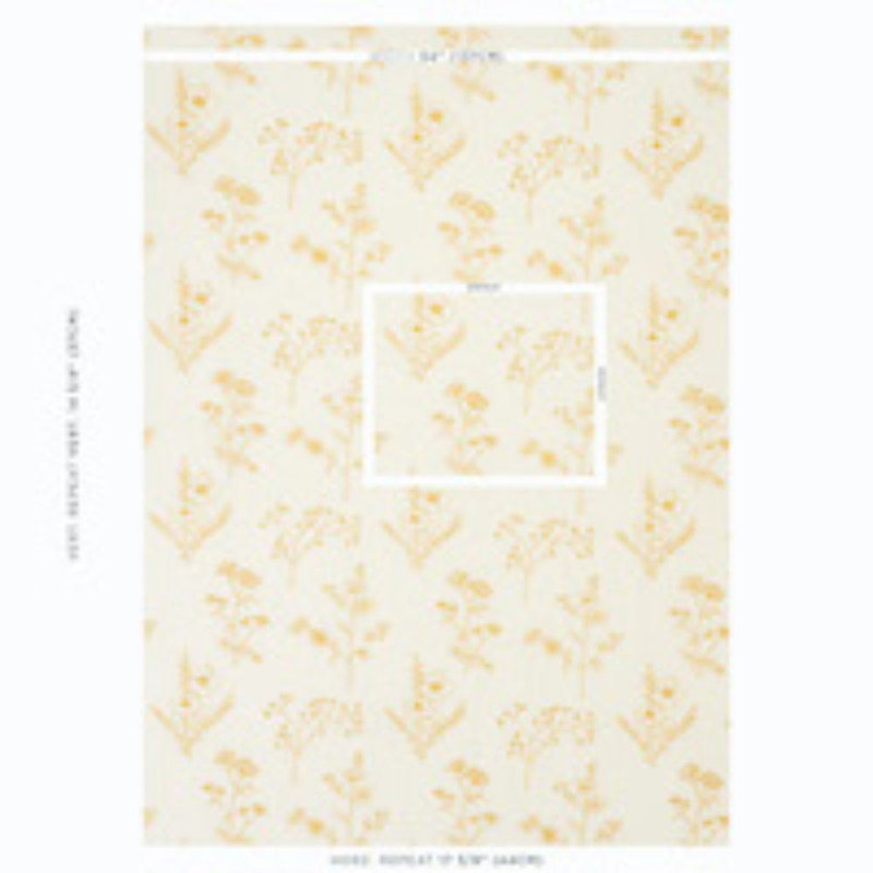 Lisbeth Embroidery Fabric, Marigold