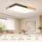 36.22" W Modern Dimmable LED Flush Mount Ceiling Light