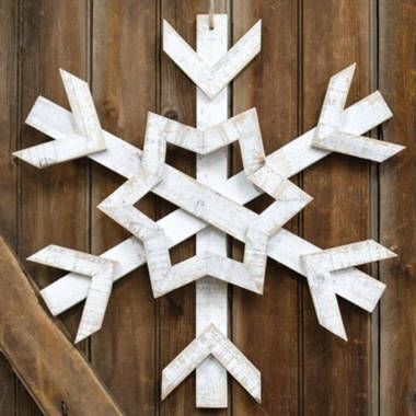 Hanging Foam Snowflake Decorative Accent (Set of 2) The Holiday Aisle