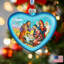Holiday 3.5'' Handmade Glass Holiday Shaped Ornament