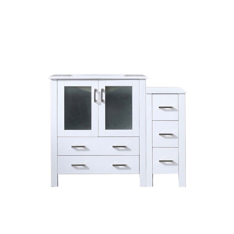 Versatile Bathroom Vanity With Abundant Storage And Durable Construction, White