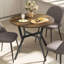 Lamberto Round Metal Base Dining Table-2088309992