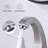 2-handle Bathroom Faucet with Drain Assembly