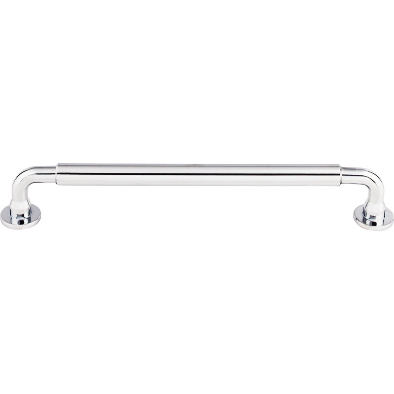 Lily Bar Pull, Polished Chrome, 7 9/16" Center to Center