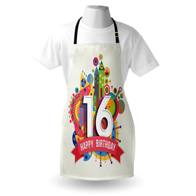 Birthday No Pattern Bib Apron