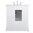 Hermes 32'' Single Bathroom Vanity with Marble Top-716768801