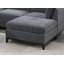 Modular Living Room Furniture Ottoman Ash Chenille Fabric 1Pc Cushion Ottoman Couch