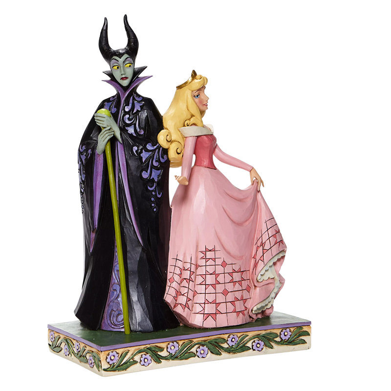 Disney Traditions Jim Shore Aurora & Maleficent Figurine 9in H