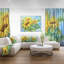 Trois tournesols - impression sur toile tendue-16486021
