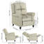 Single Sofa Recliner Chair Armchair with Footrest-1173177983
