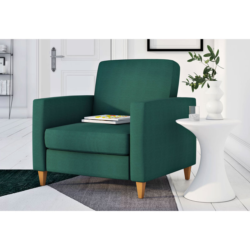 Mizpah Upholstered Armchair, Green