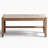 Aston 40" W Solid Wood Entryway Bench with Seagrass Seat