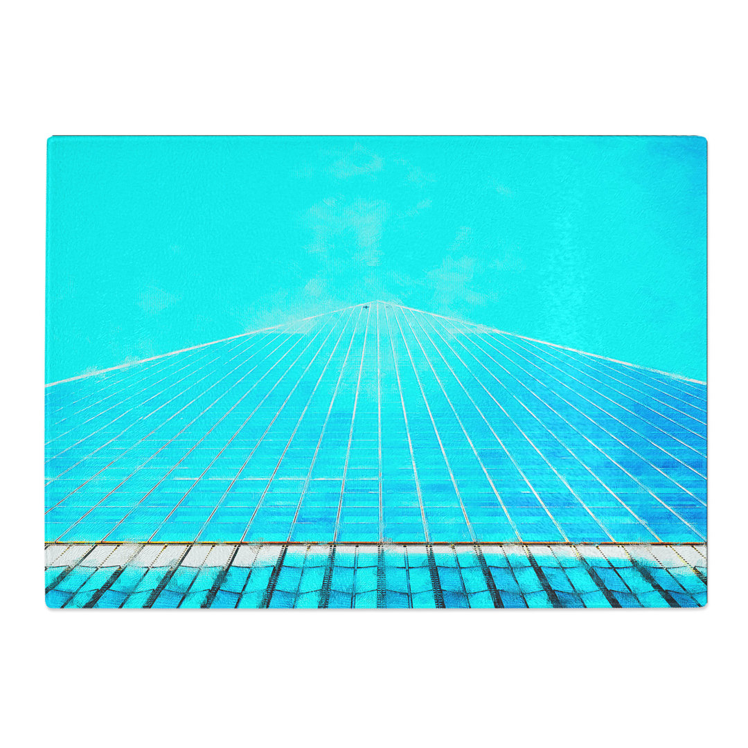Tempered Glass Ground Zero in New York City Chopping Board