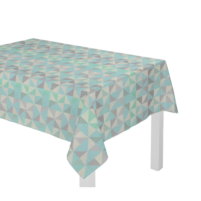 Cranford Tablecloth, 130cm W x 190cm L, Light Blue