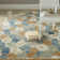 Coreatha Martha Stewart Hand Tufted Wool/Viscose Floral Rug in Brown/Blue