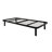 Metal Folding Bed Frame with Foam Mattress of Pockets, Easy Storage and Movable with 4 Castors