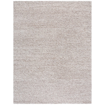Natura Hand Woven Wool/Viscose/Cotton Rug in Beige/Taupe