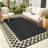 Area Rugs Plastic Outdoor Furniture Outdoor Rug Waterproof for Patio RV Modern Bordered Rugs for Deck Backyard Picnic Camping RV Carpet-1481502563-1481502572