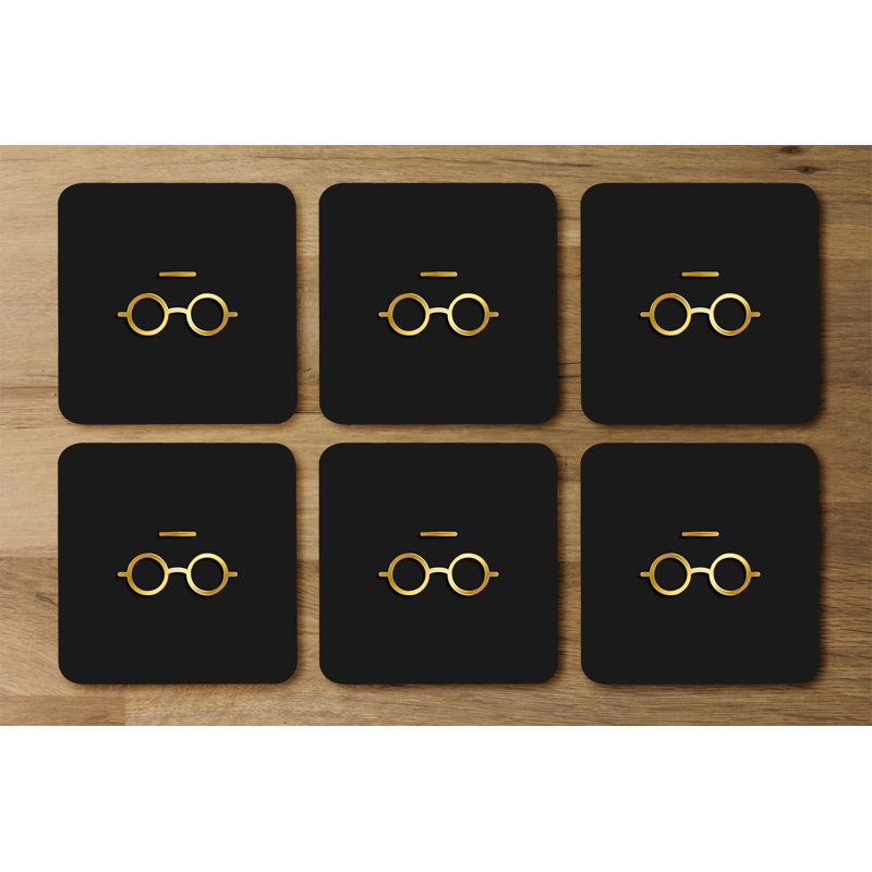 Square 6 Piece Coaster Set