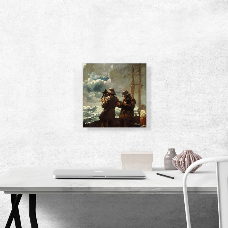 «Eight Bells 1886» par Winslow Homer, reproduction d'art sur toile tendue, H 12 po x l 12 po x P 1,5 po