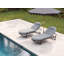Ceryn 128 cm Long Reclining Single Chaise with Cushions