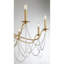 Lustre 10 lumières en laiton chaud Mariposa