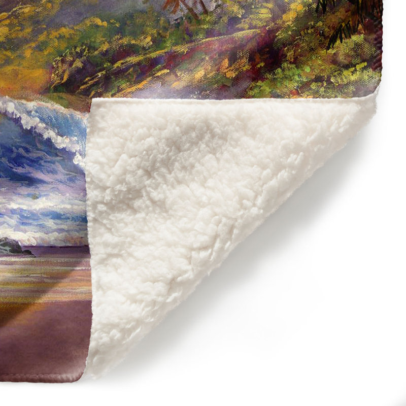  Couverture douce en sherpa, 51 po x 60 po
