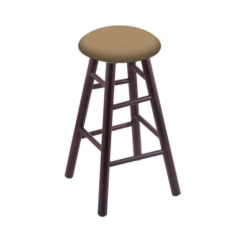Swivel 30" Bar Stool, Dark Cherry Maple, Canter Sand