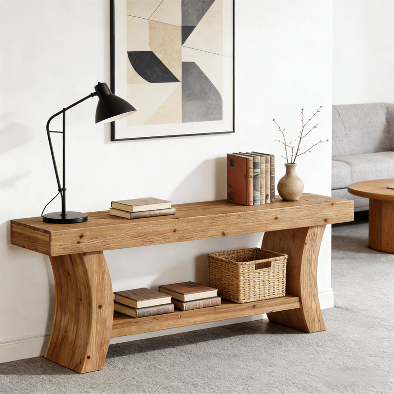 Table de rangement avec canapé (avec table basse seulement)