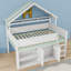 Lit mezzanine double avec toit, armoire, tablettes et garde-corps-1491762167
