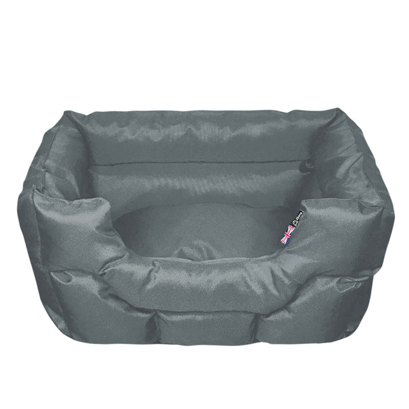 Cabrera Polyester Pet Bed, Grey, 72cm W x 59cm D x 42cm H