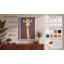 Gentle Giraffe Modern 1 Piece Wrapped Canvas Wall Art-136725944-136725946