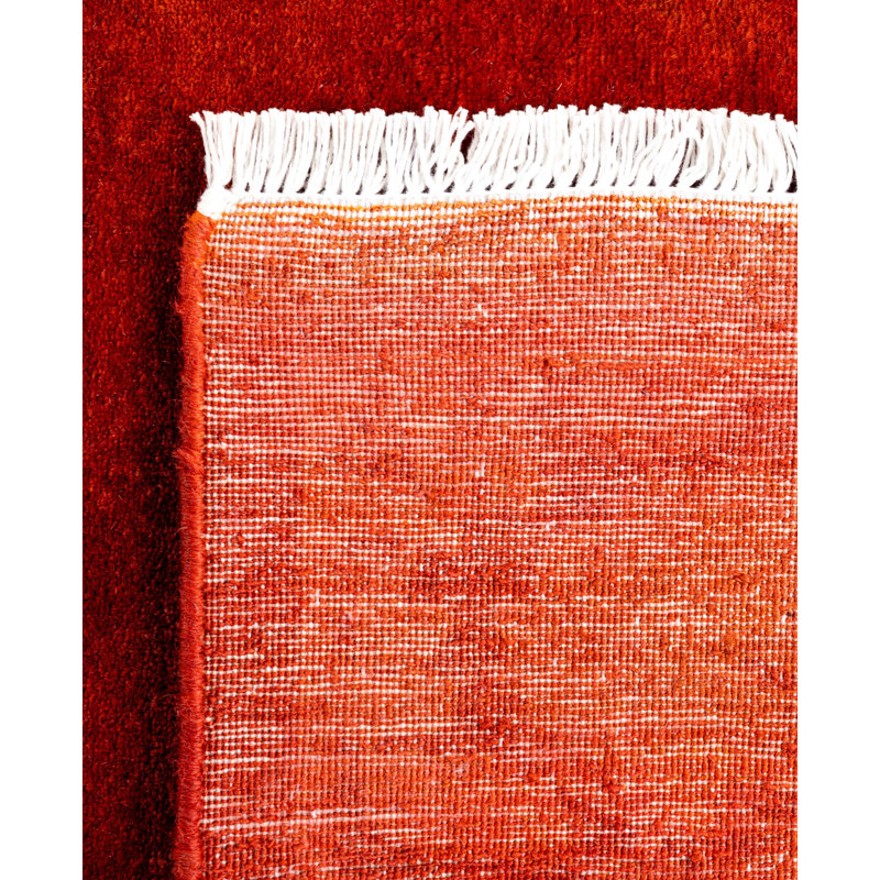Overdyed One-of-a-Kind 3' 3" X 5' 2" Hand Knotted Area Rug