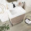 Meuble-lavabo autoportant 24 po avec lavabo rectangulaire intégré sans robinet