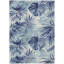 Tapis bleu intérieur / extérieur lavable à la machine Xhevrie-1026584318