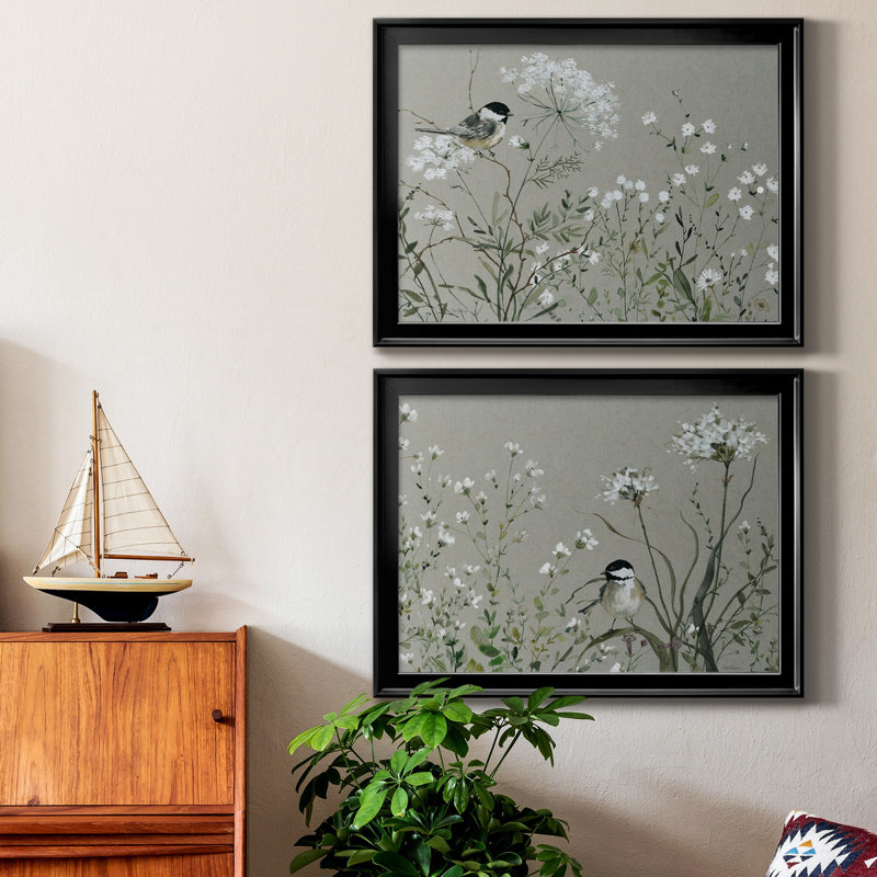 Bouquet de Grace Meadow I, toile encadrée de qualité supérieure - prête à être accrochée, H 30,5 po x l 42,5 po x P 3 po