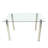 Jance 4 - Person Glass Top Four Leg Dining Set