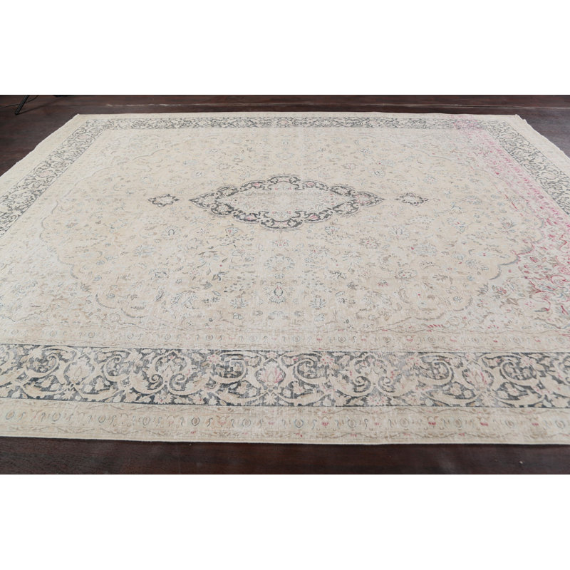 One-of-a-Kind 9'11" X 12'7" 1960s Wool Area Rug in