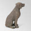 Statue de jardin d'extérieur pour chien