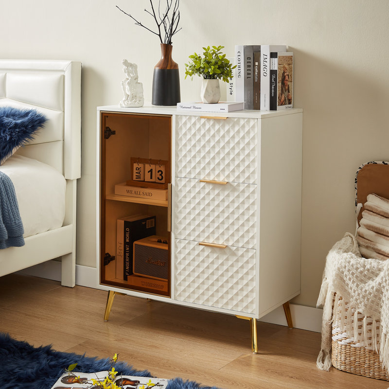 Commode de luxe Deluxe, Blanc