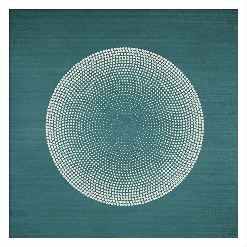 Circles by Incado, 21" H x 21" W x 1" D, White